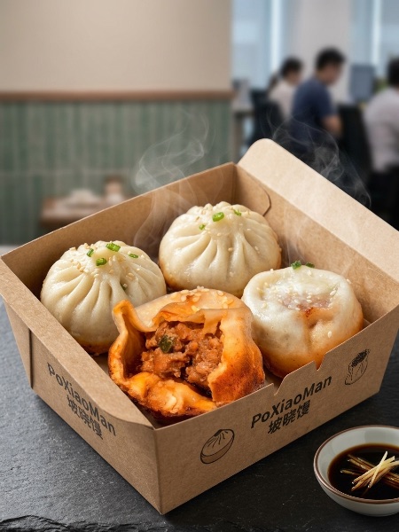 经典上海生煎（4 只装） Classic Shanghai Pan-Fried Pork Buns (4 pieces)