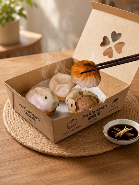 经典上海生煎包 (4粒装) Shanghai Pan-Fried Buns (4pcs)