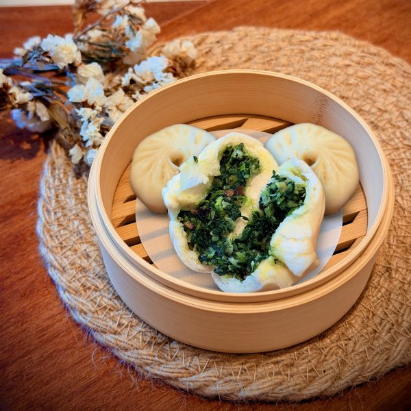 翡翠青菜包 (3粒装) Fresh Veg & Shiitake Mushroom Bun (3pcs)